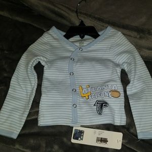 6 months  long sleeve ATLANTA FALCON shirt.